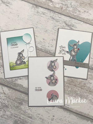 Stampin up darling donkeys