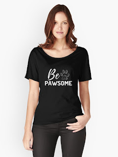 Be Pawsome T-shirt design by iRenza.