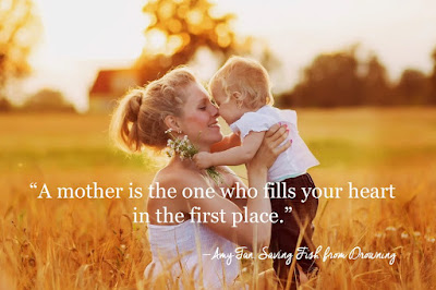 Happy mothers day wishes and quotes,greetings,cards  hd image with mother and son on green fields
