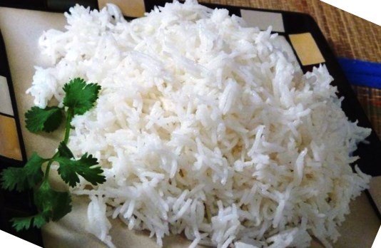 cooked basmati rice