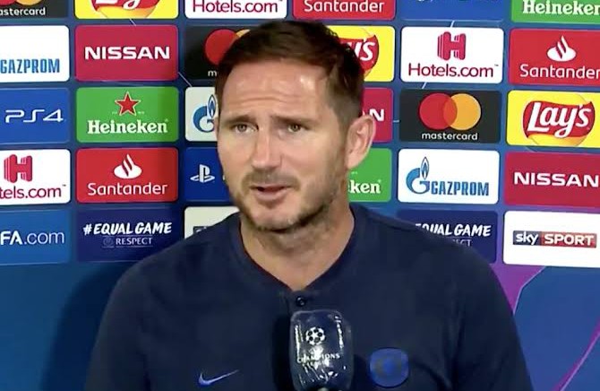 Asked for his assessment of Chelsea’s overall season, Lampard replied: ‘It’s not a slight to say it’s a working progress