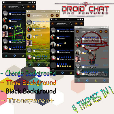 Download BBM Mod DroidCHAT PRO Feature v2.13.1.13 apk (Clone) + Change Background