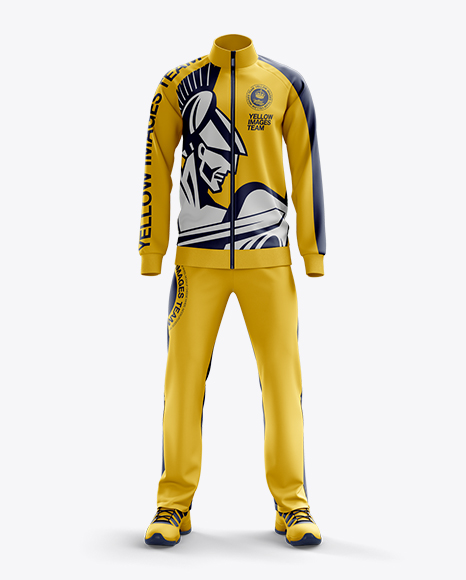 Download Men's Tracksuit Mock-up / Front View - Free Download PSD ...