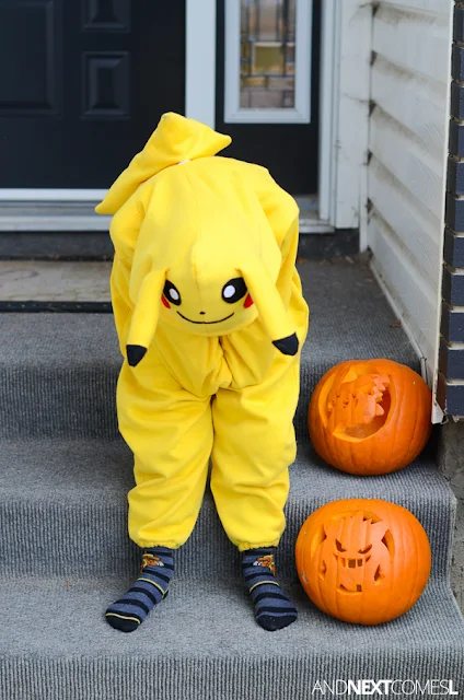 Homemade Pikachu Halloween costume