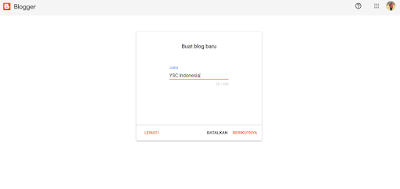 Tutorial Cara Buat Blog Gratis di Blogspot  