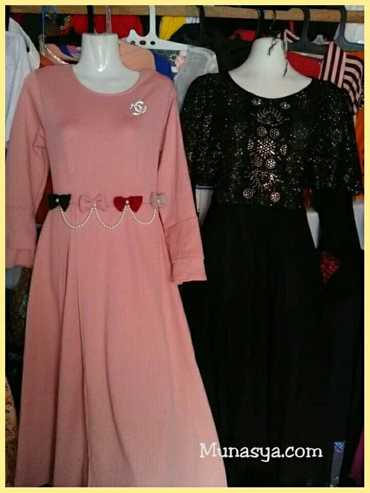 Tampil Menawan Dengan Gamis Katun Yang Elegan - Model baju gamis katun