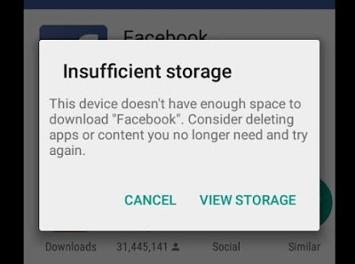 Cara Mengatasi Memory Internal Penuh Insufficient Storage