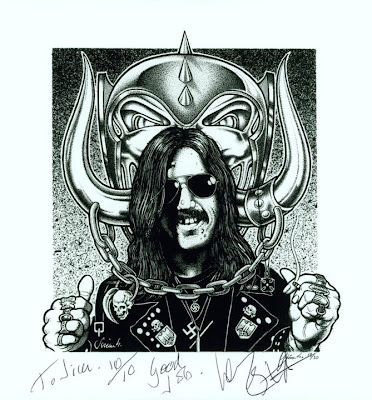 My Maple Valley homie Metal Marty got the one and only Lemmy Kilmister to