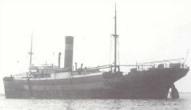 SS Halcyon, sunk on  5 February 1942 worldwartwo.filminspector.com