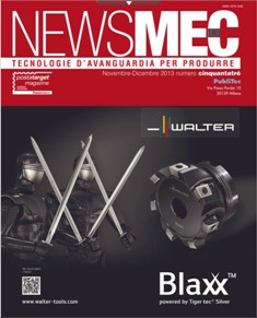 NewsMec. Tecnologie d'avanguardia per produrre 53 - Novembre & Dicembre 2013 | ISSN 1973-7246 | CBR 96 dpi | Bimestrale | Professionisti | Industria | Meccanica | Tecnologia
Nel 2006 nasce NewsMec, capace di aprire una finestra sulle tecnologie all’avanguardia destinate alla produzione nell’industria manifatturiera. NewsMec è una rivista dal taglio moderno, che si rivolge a tutti coloro che desiderano tenersi aggiornati su quelle che sono le ultime novità tecnologiche impiegate nei settori trainanti del comparto produttivo, come: l’industria meccanica ed elettromeccanica, l’automotive e i mezzi di trasporto in genere, l’aeronautica e l’aerospaziale, l’energia, il medicale, le microlavorazioni, ...
Per i lettori sempre di corsa, NewsMec propone un’ampia scelta di informazioni di rapida lettura, mentre per quelli meno frenetici e più curiosi sono disponibili diversi tipi di articoli: dai brevi fino a quelli di approfondimento mirati su uno specifico argomento. L’offerta informativa si completa con notizie sugli eventi fieristici di respiro nazionale e internazionale e con aggiornamenti continui sull’attività di normazione che regolamenta l’indotto.