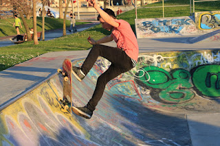 Pista de skate en Desierto