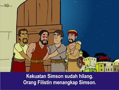 Komik Alkitab Anak: Rahasia Kekuatan Simson