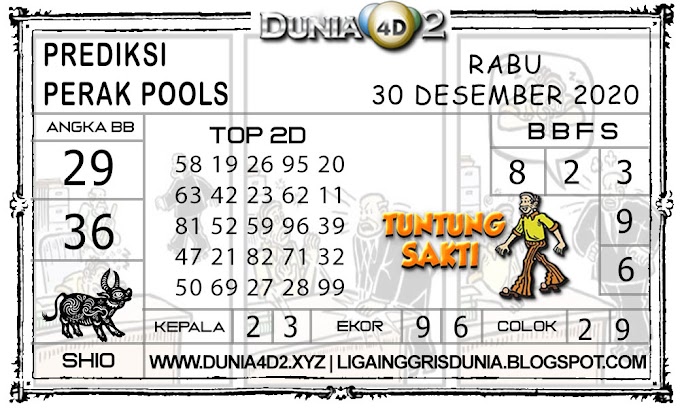 Prediksi Togel PERAK DUNIA4D2 30 DESEMBER 2020