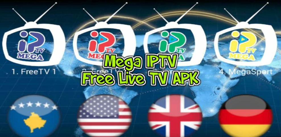 Download Mega IPTV Mod apk with activation code