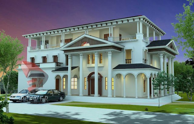 3d architecture animation,3d design, exterior home design