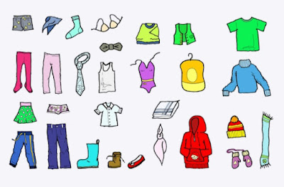 Materi Clothes "Pakaian" Lengkap: Vocab, Contoh Kalimat, Kosakata Terkait, Contoh Percakapan dan Soal Latihan tentang Clothes