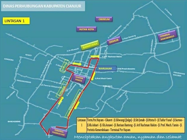 Jalur Angkot Cianjur 2018