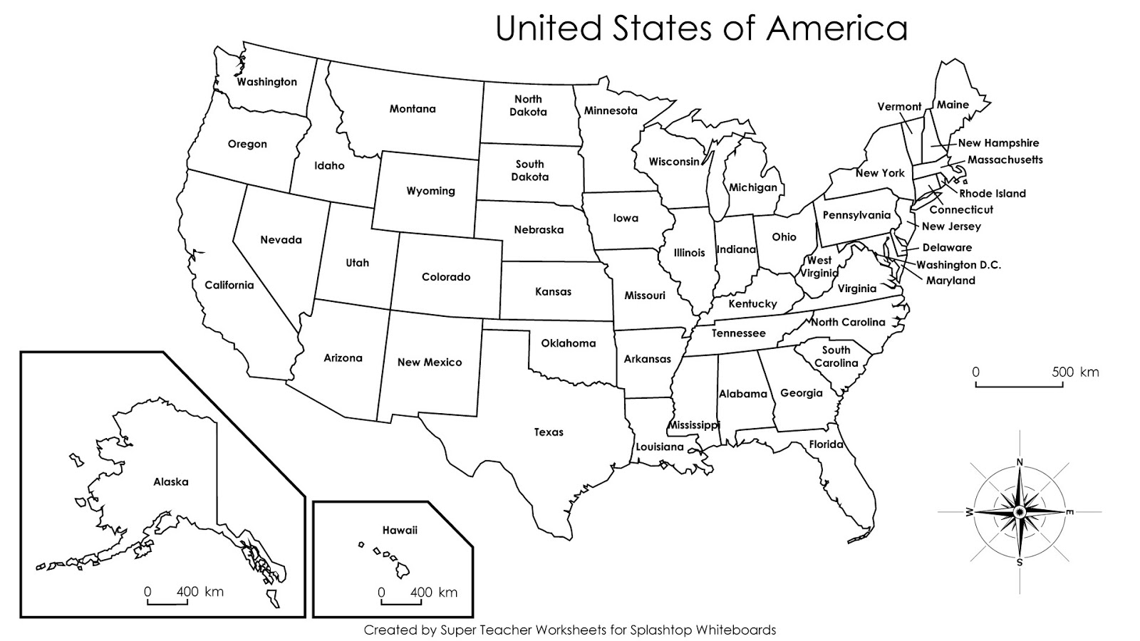 a map of the united states