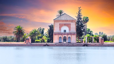 Jardines de Menara en Marrakech, viajes y turismo