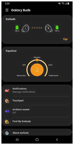 Galaxy Buds تطبيق
