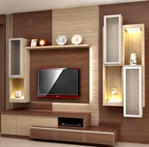 100 Model Keren Rak  TV  Minimalis  Modern  Rumahku Unik
