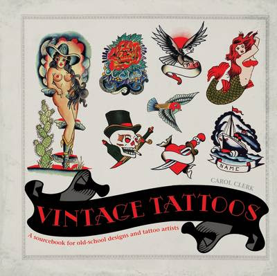 indulges in rock 'n' roll glam with an all over vintage tattoo design.