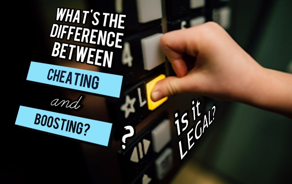 What's the difference between cheating and boosting?