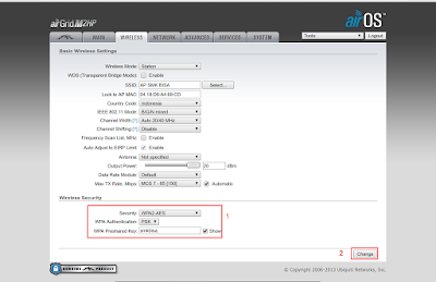 masukkan password access point yang tadi telah kita konfigurasikan