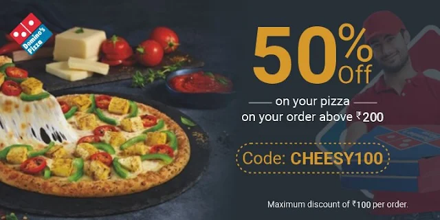 50% Off On Your Pizzas