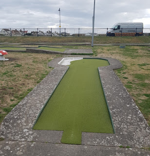 The Crazy Golf course in Prestatyn, Wales