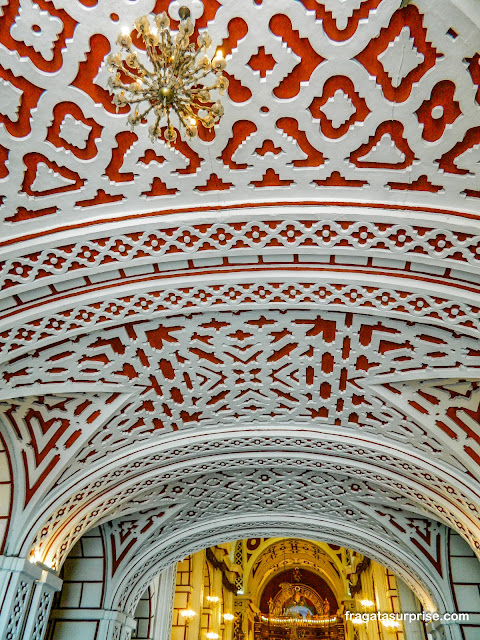 Decoração do forro da Igreja de São Francisco, Lima, Peru