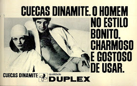propaganda cuecas Dinamite - Duplex - 1975, 1975, Moda anos 70; propaganda anos 70; história da década de 70; reclames anos 70; brazil in the 70s; Oswaldo Hernandez 
