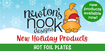 New Holiday Products! Hot Foil Plates by Newton's Nook Designs