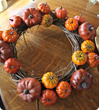 pumpkin wreath