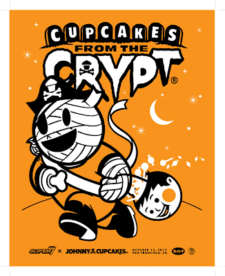 Johnny Cupcakes x Super7 San Francisco Coffin Tour Stop Screen Print by Brian Flynn