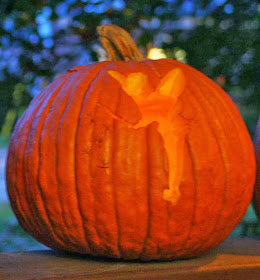 Tinker Bell - pumpkin carving for Halloween :: All Pretty Things