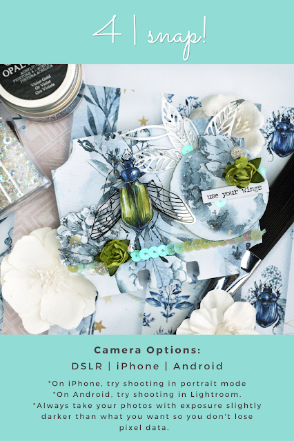 Camera options for craft project photography