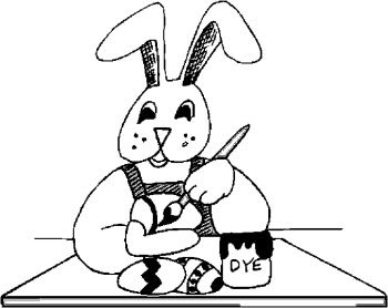 Bunny Coloring Pages, Easter Coloring Pages, 