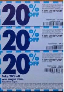 bed bath and beyond coupons