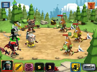 Screenshots of the Dungeon boss for Android tablet, phone.