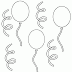 Printable Balloon Coloring Pages