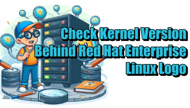 Check Kernel Version Behind Red Hat Enterprise Linux Logo