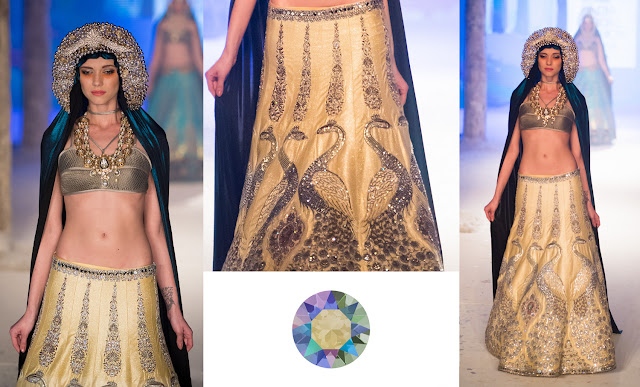 Swarovski Crystal Paradise Shine JJ Valaya IBFW2015