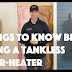Tankless water heating