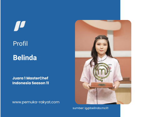 Pacar Belinda Masterchef, Belinda Juara 1 Masterchef Indonesia