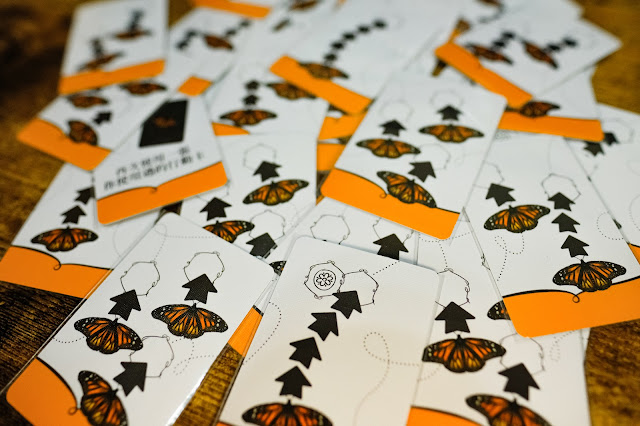 Mariposas蝶旅花香,多種移動蝴蝶方式的行動卡