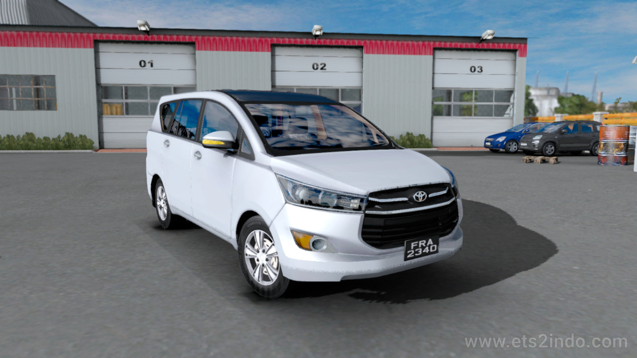Mobil Toyota Innova Crysta v2.0 - ETS2 1.38 - Mod ETS2 Indonesia