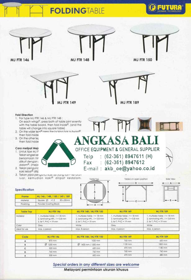 Angkasa Bali Furniture Distributor  Kursi Meja  Kantor Bali