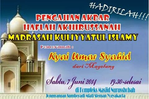 MKI : Contoh banner/pamflet pengajian akbar