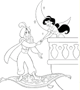 Más dibujos para colorear de . (dibujos colorear disney coloring pages aladdin jasmin princesas princess yasmine)